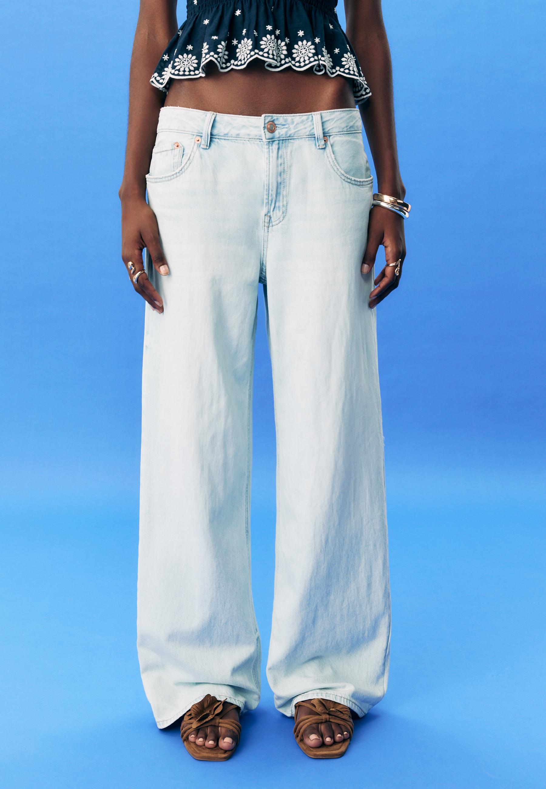 Jeans low wide leg