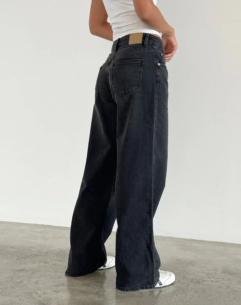 ROOMY EXTRA WIDE LOW RISE JEANS