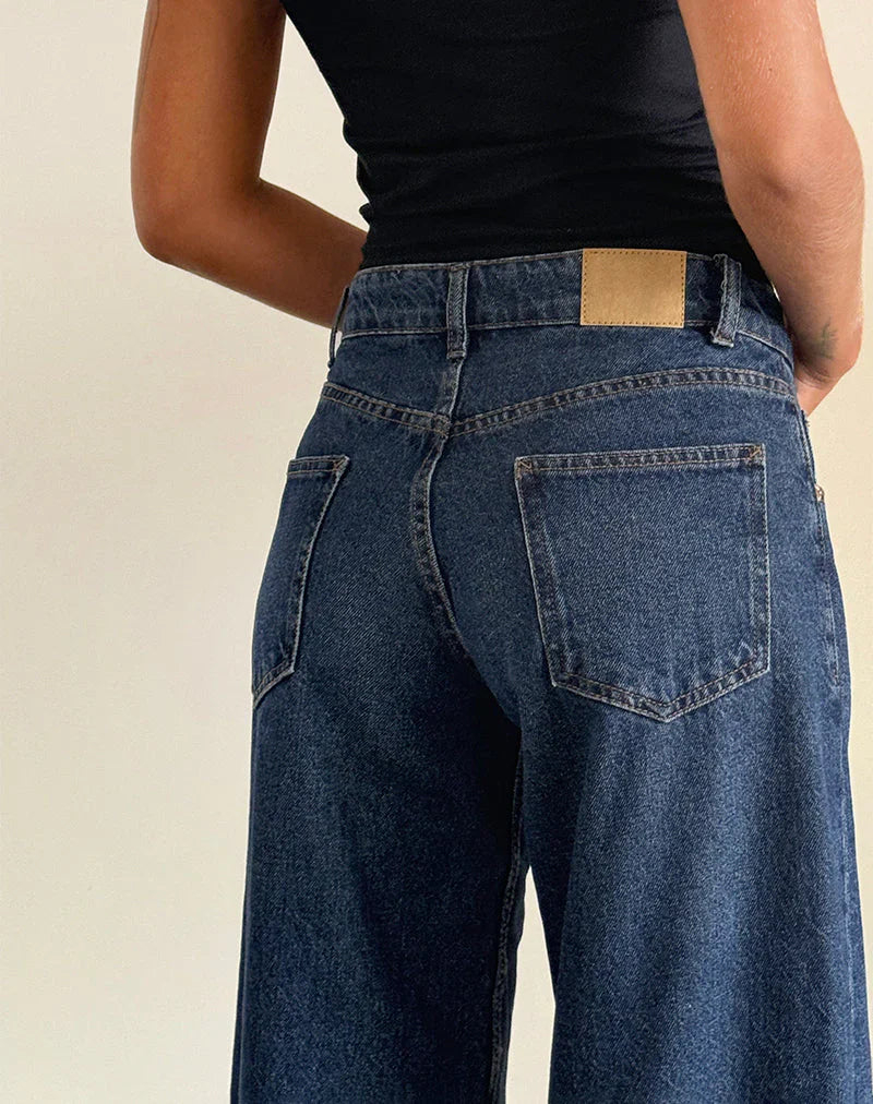 ROOMY EXTRA WIDE LOW RISE JEANS
