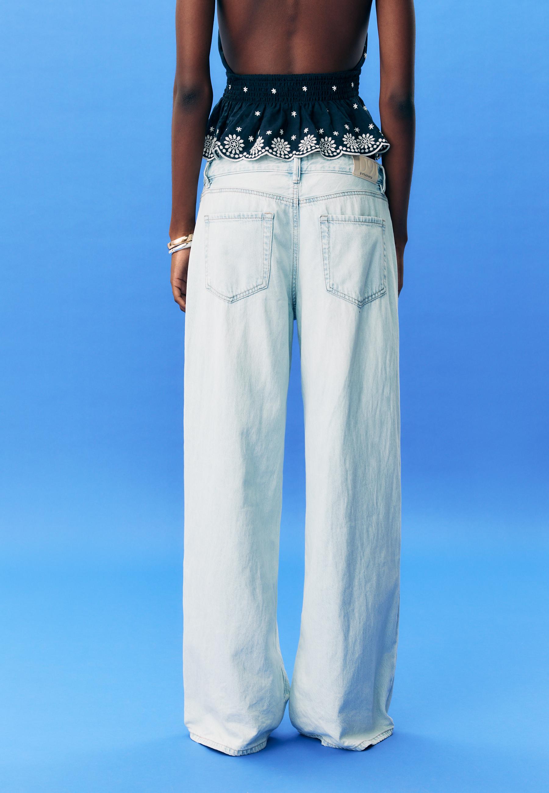Jeans low wide leg