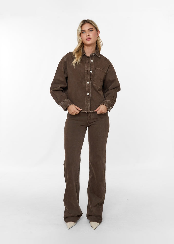 Denim Set Brown