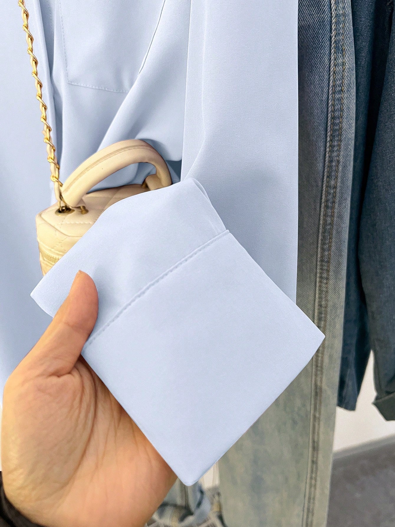 CHIC SOLID BLOUSE