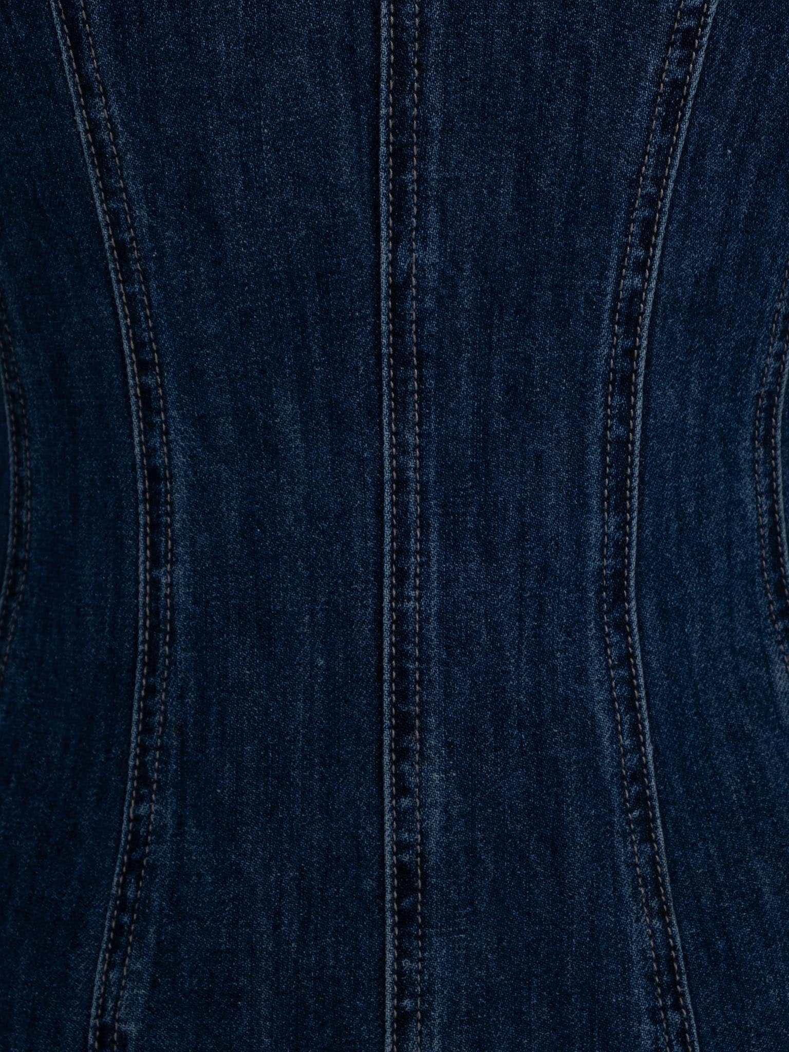 Denim mini dress