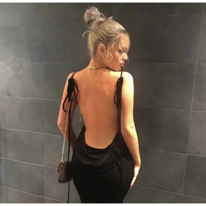 Backless Maxi Dress