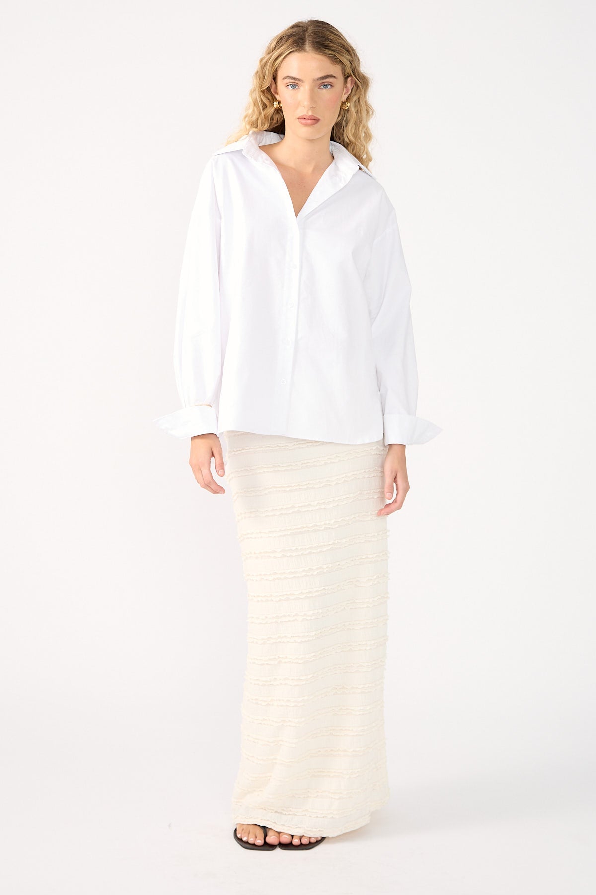 Frilly Astra Set – Cream