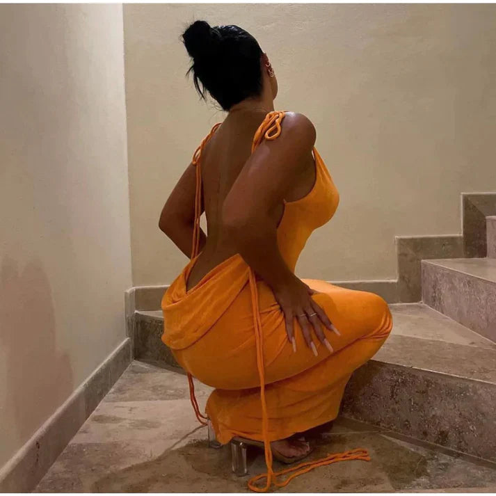 Backless Maxi Dress