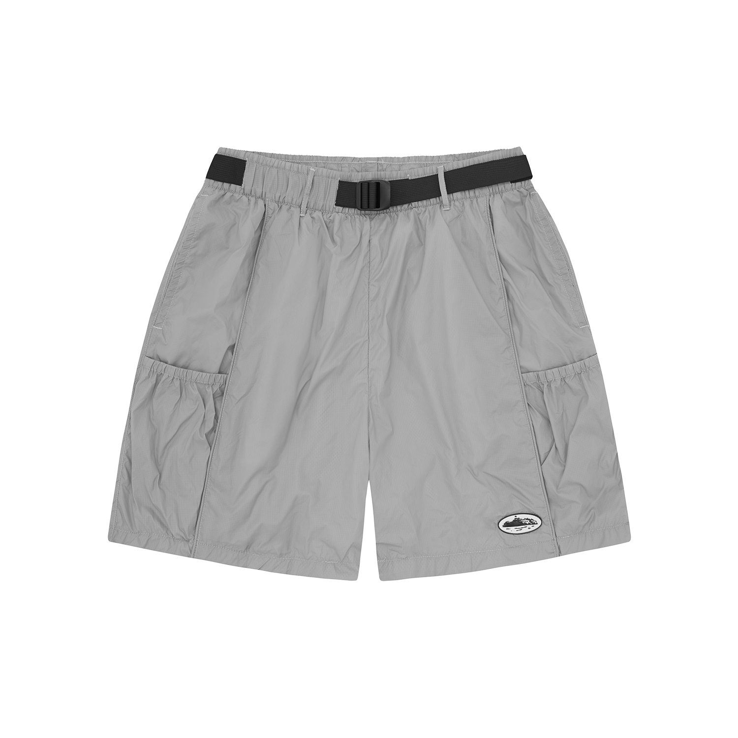 ALCATRAZ NYLON PATCH SHORTS [GREY]