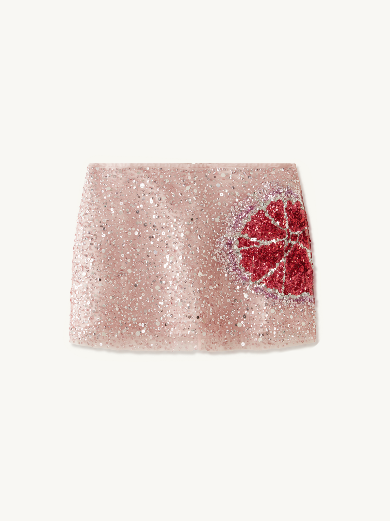FLORAL WHIMSY BEADED SKIRT