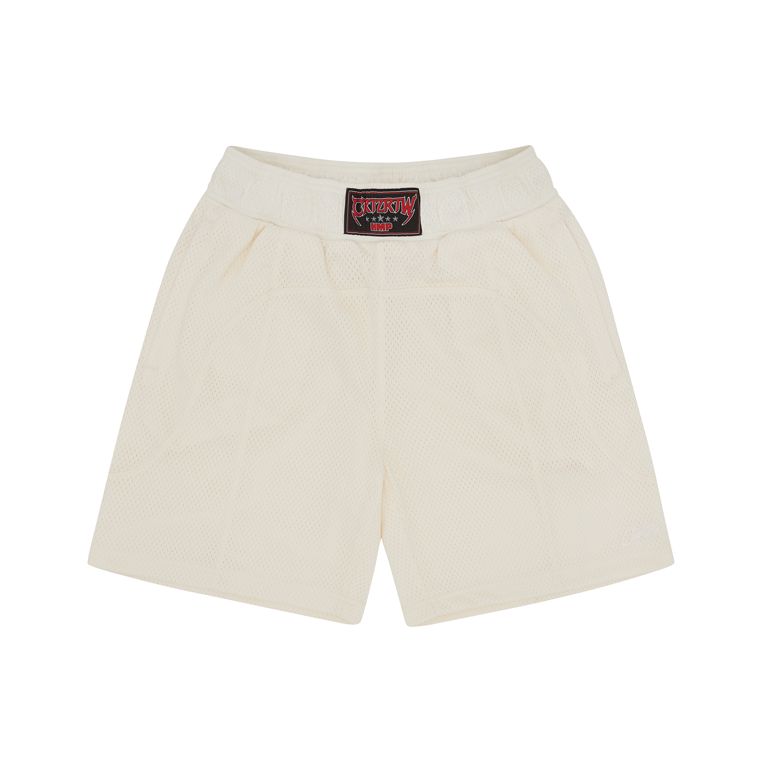 HMP MESH PANEL SHORTS [CREAM]
