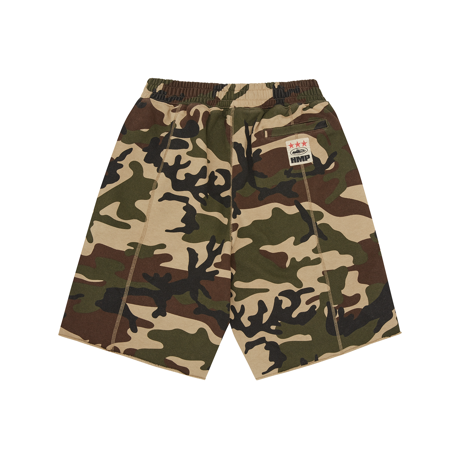 HMP RAW HEM SHORTS [CAMO]