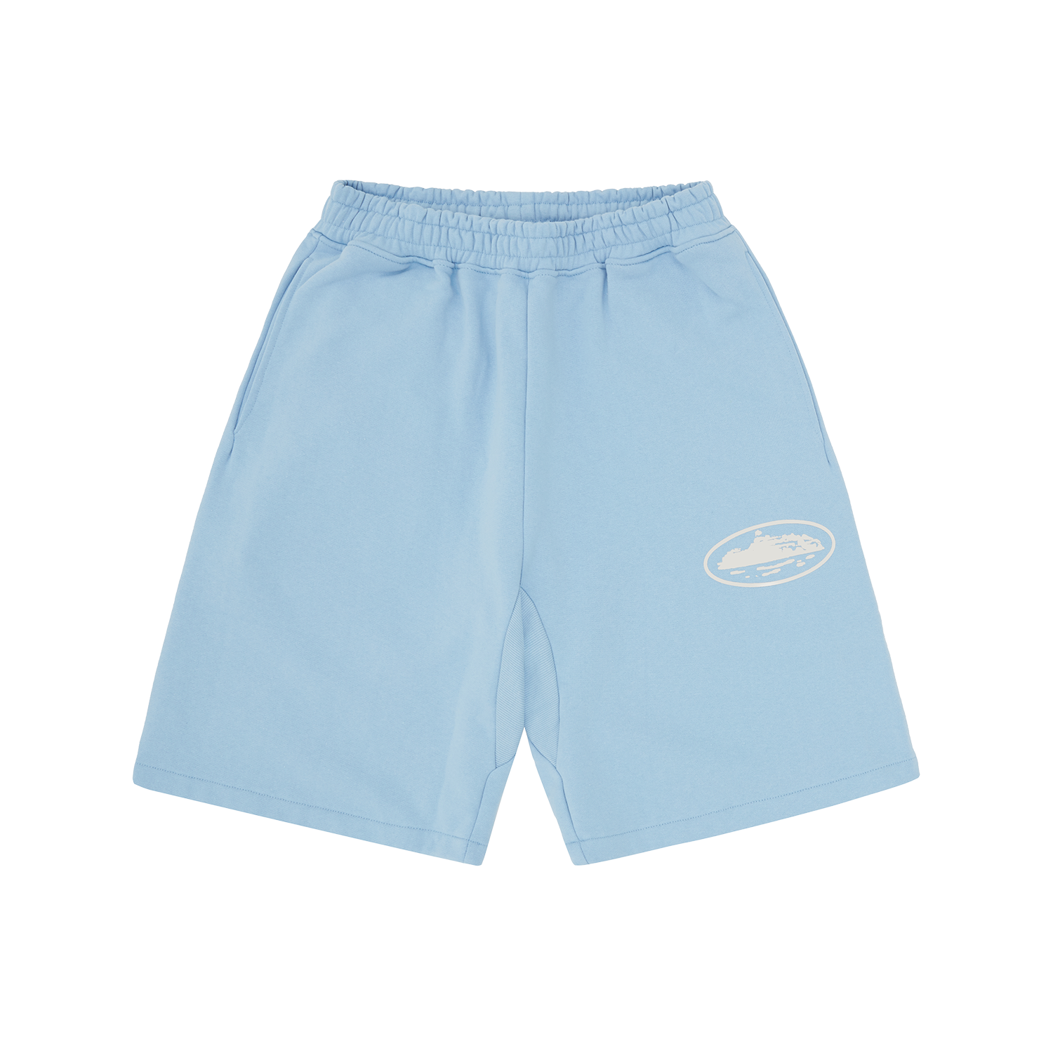 ISLAND PUFF PRINT SWEATSHORT [BABY BLUE]