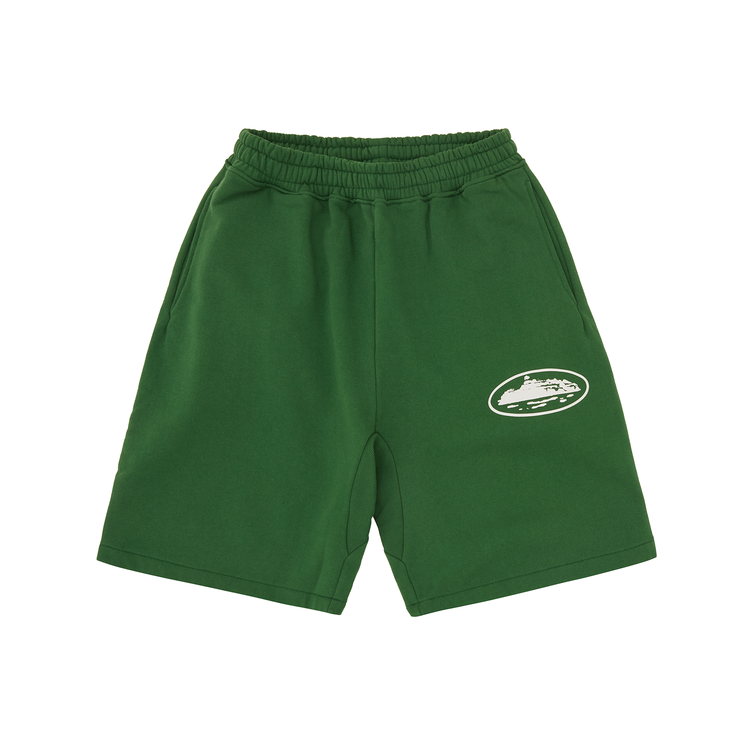 ISLAND PUFF PRINT SWEATSHORT [GREEN]