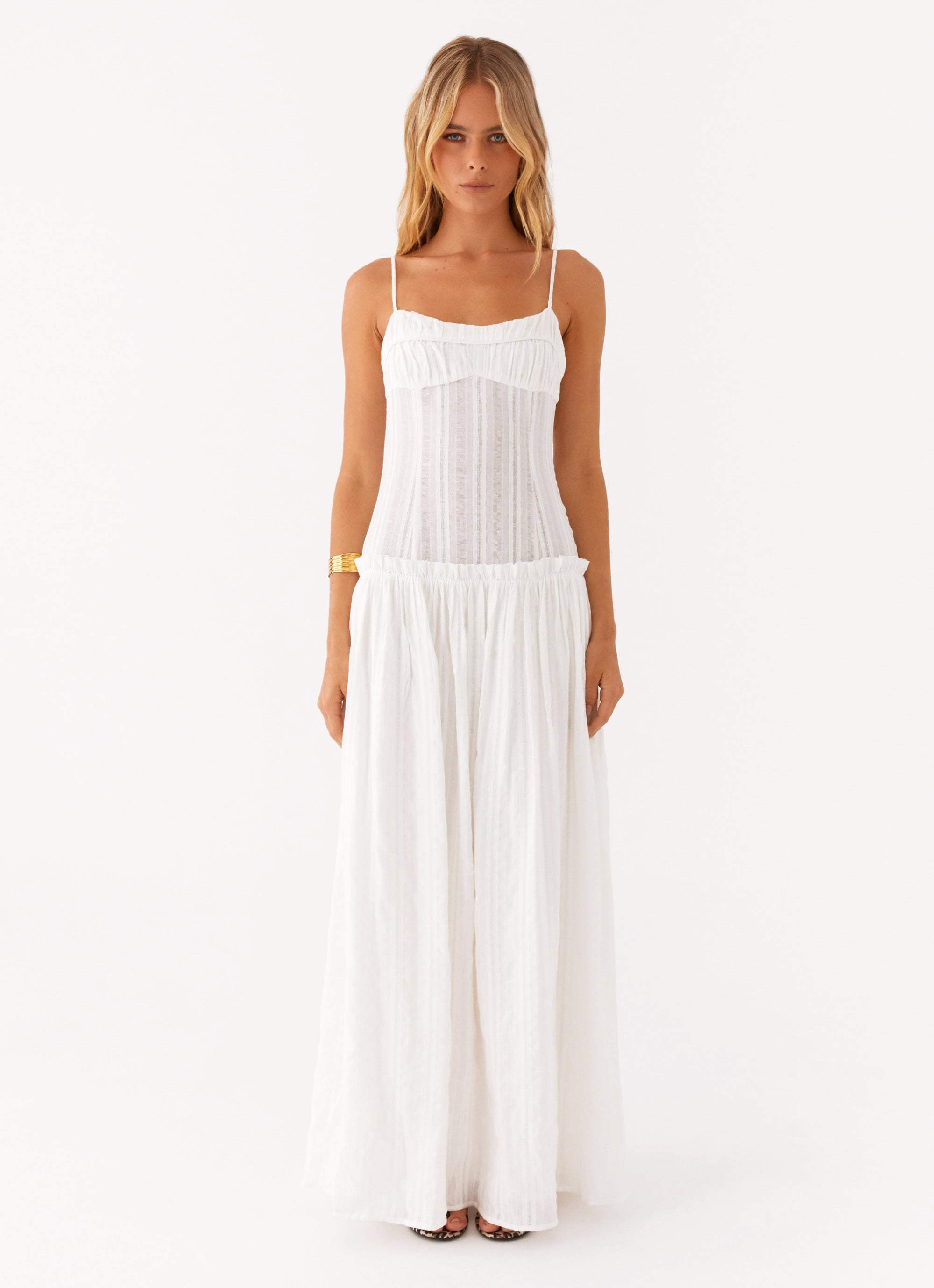 CINDI DROP WAIST MAXI DRESS