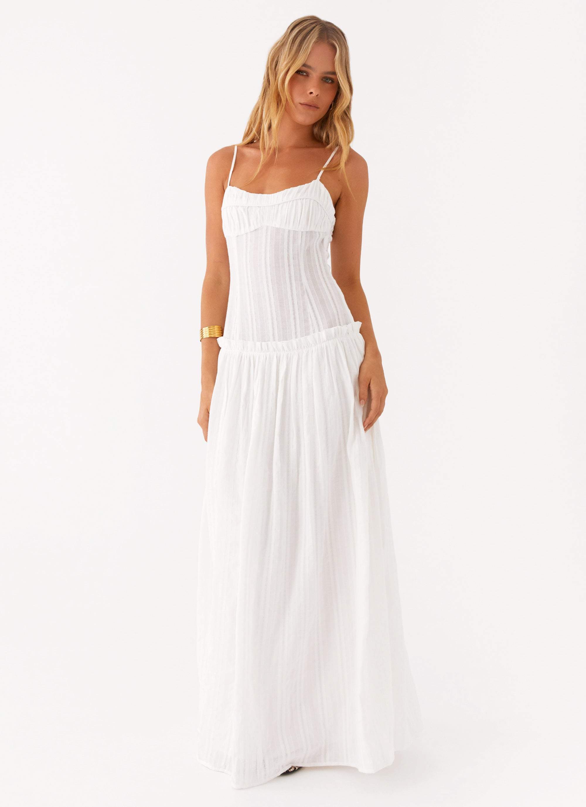 CINDI DROP WAIST MAXI DRESS