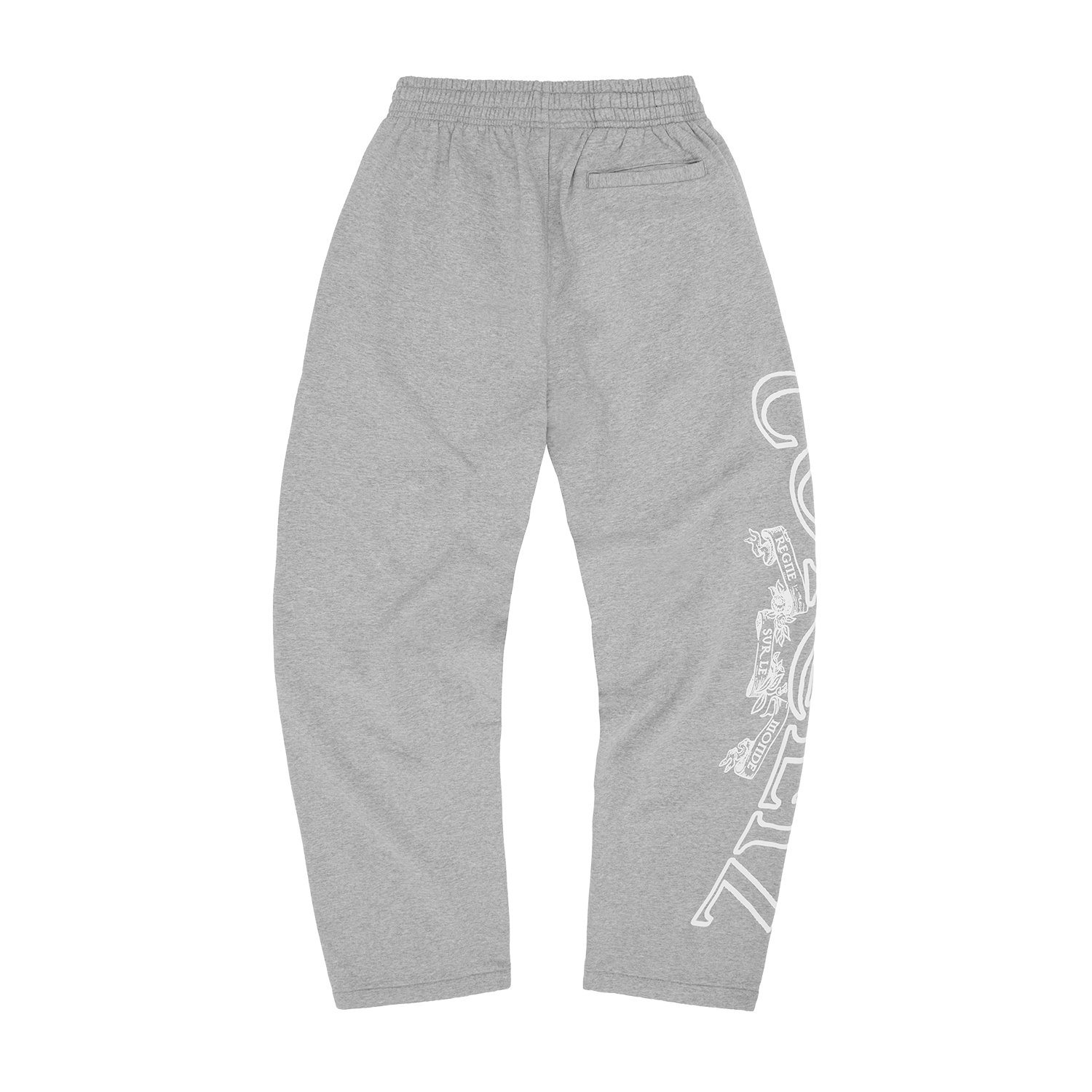 SUPERIOR ROYALE OPEN HEM PANT [HEATHER GREY]