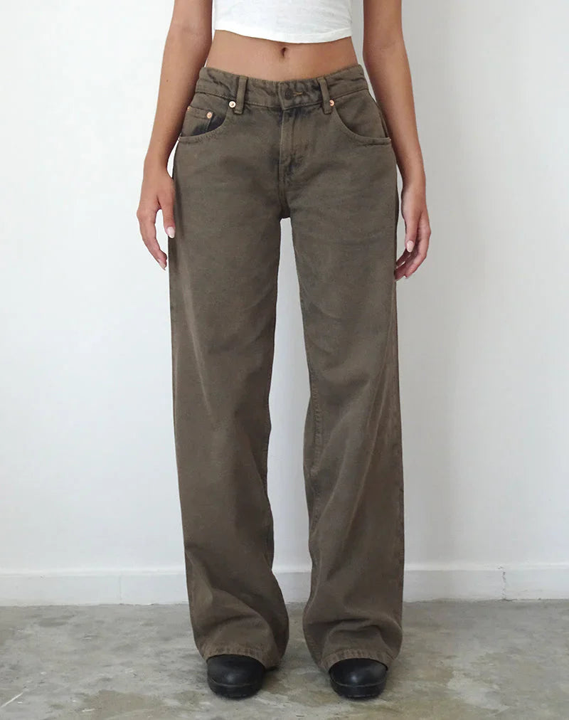 ROOMY EXTRA WIDE LOW RISE JEANS
