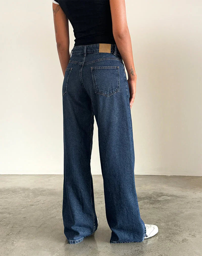 ROOMY EXTRA WIDE LOW RISE JEANS