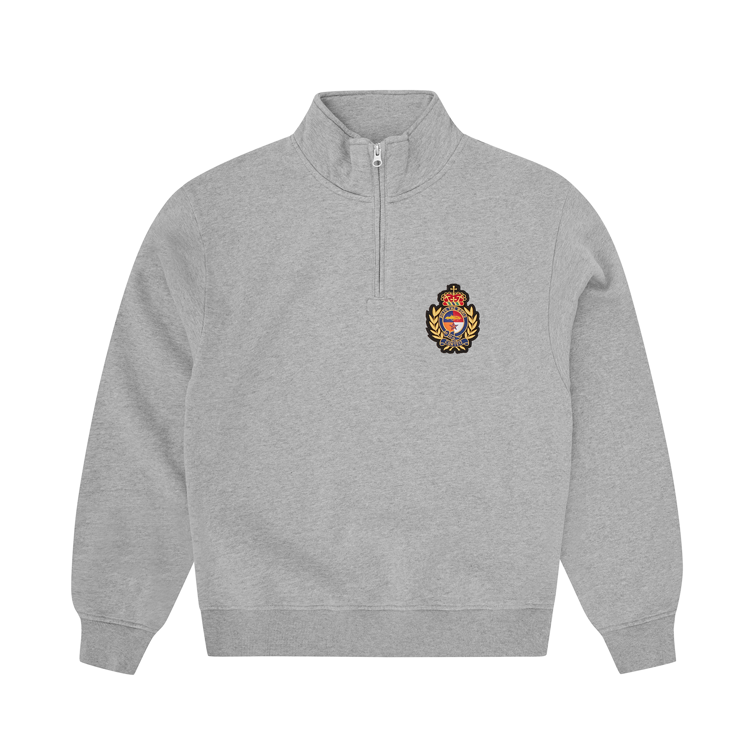 ROYALE CREST QUARTER ZIP [HEATHER GREY]