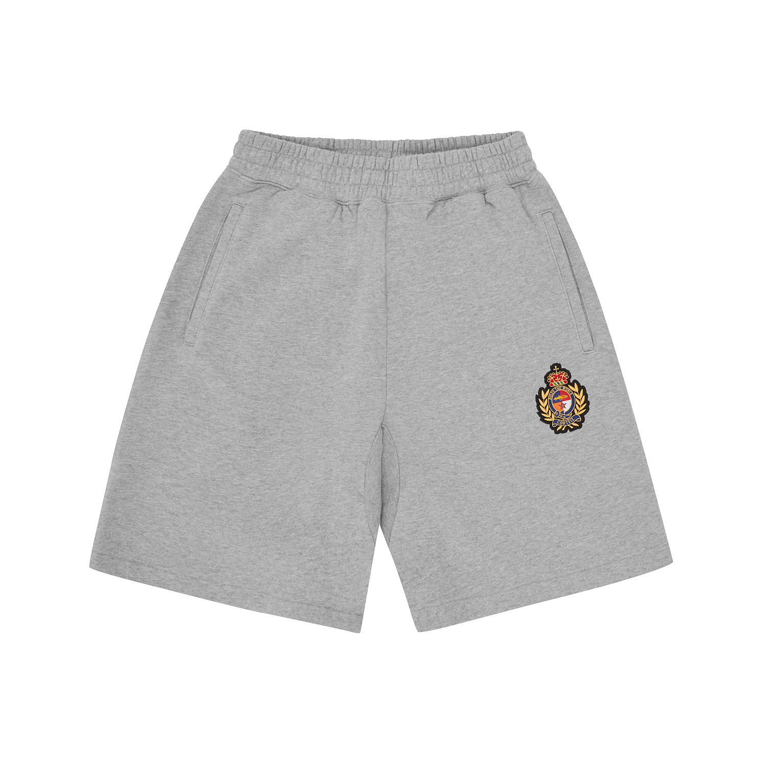 ROYALE CREST SWEATSHORT [HEATHER GREY]