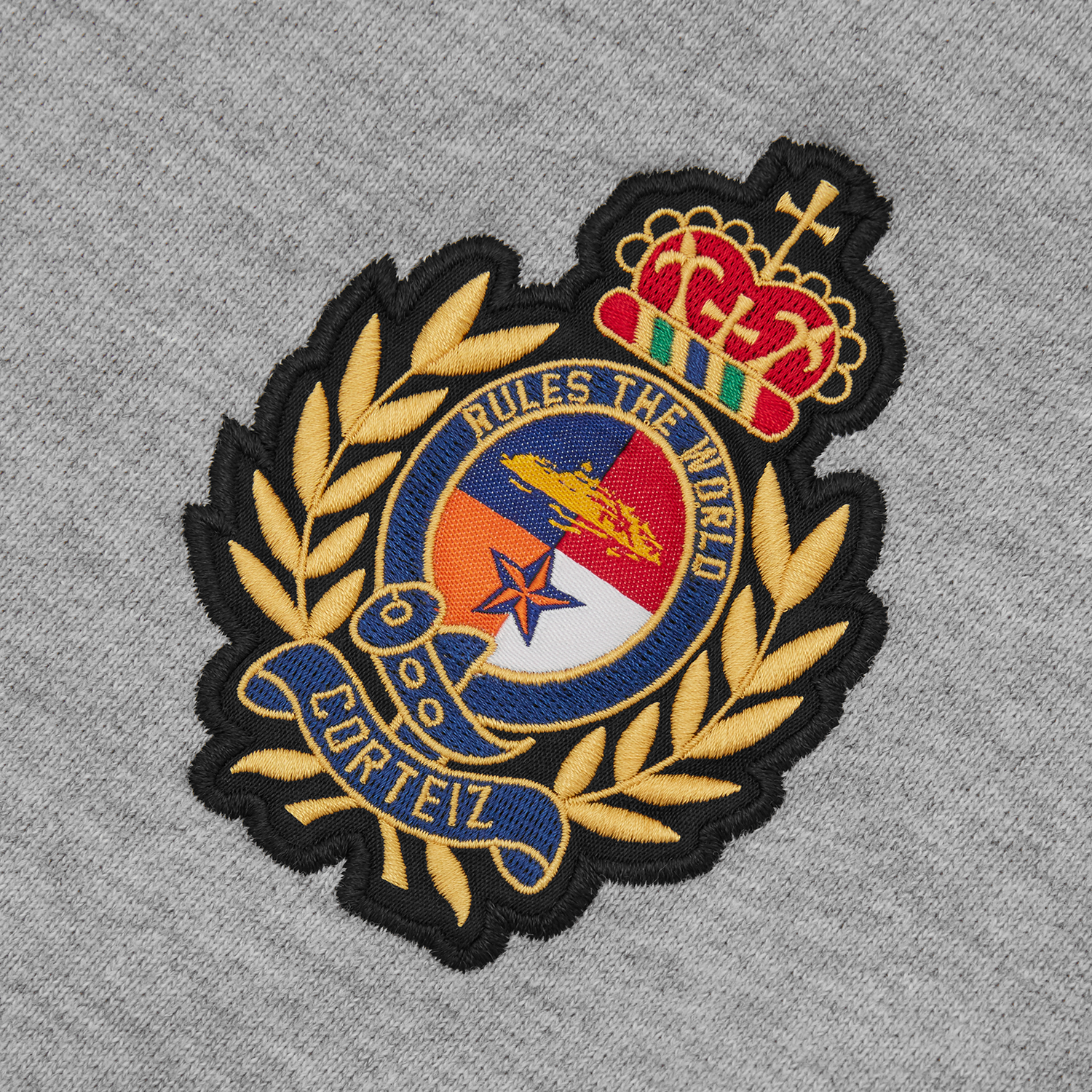 ROYALE CREST SWEATSHORT [HEATHER GREY]
