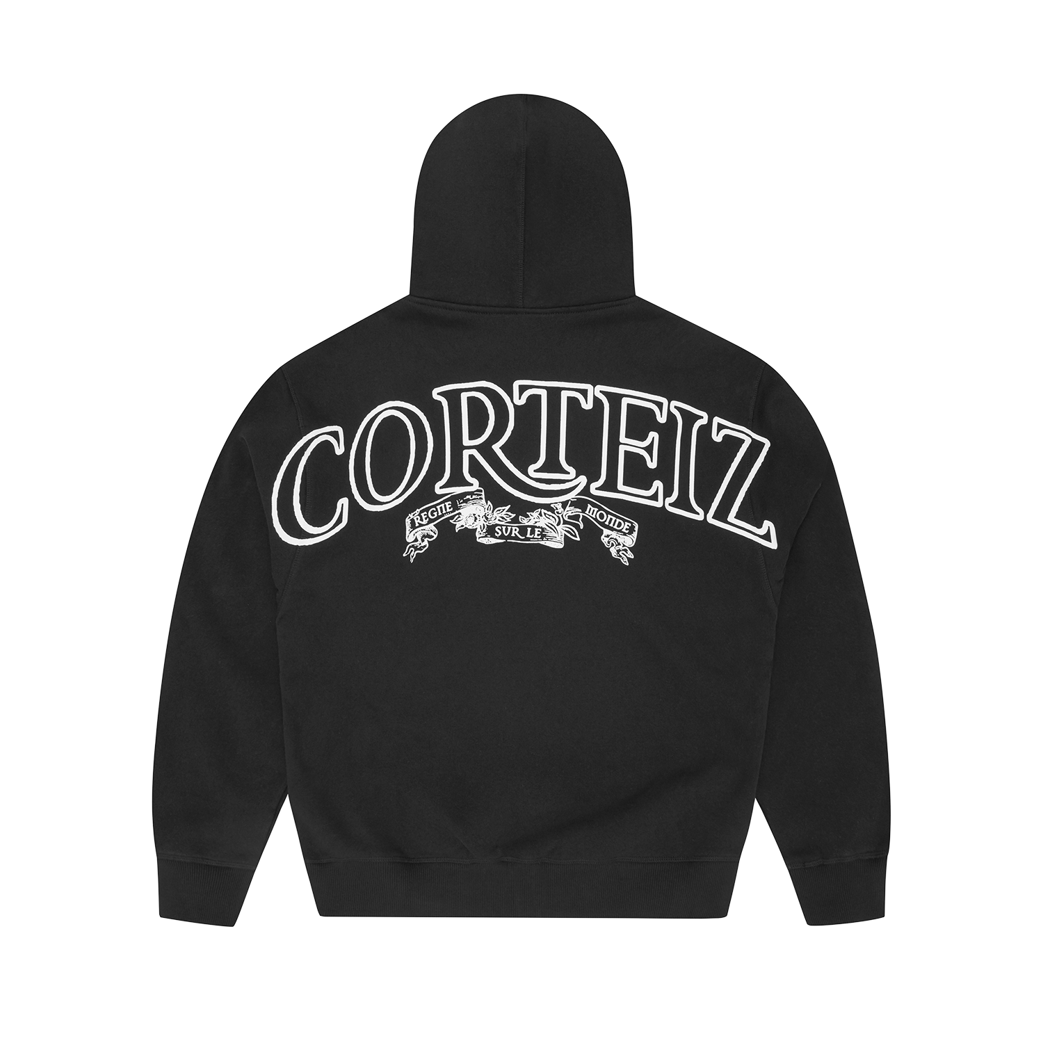 SUPERIOR ROYALE ZIP HOODIE [BLACK]
