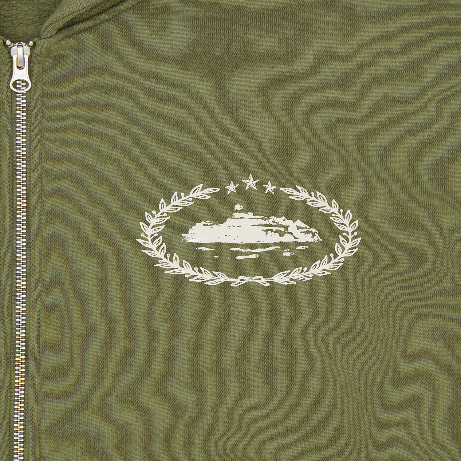 SUPERIOR ROYALE ZIP HOODIE [OLIVE]