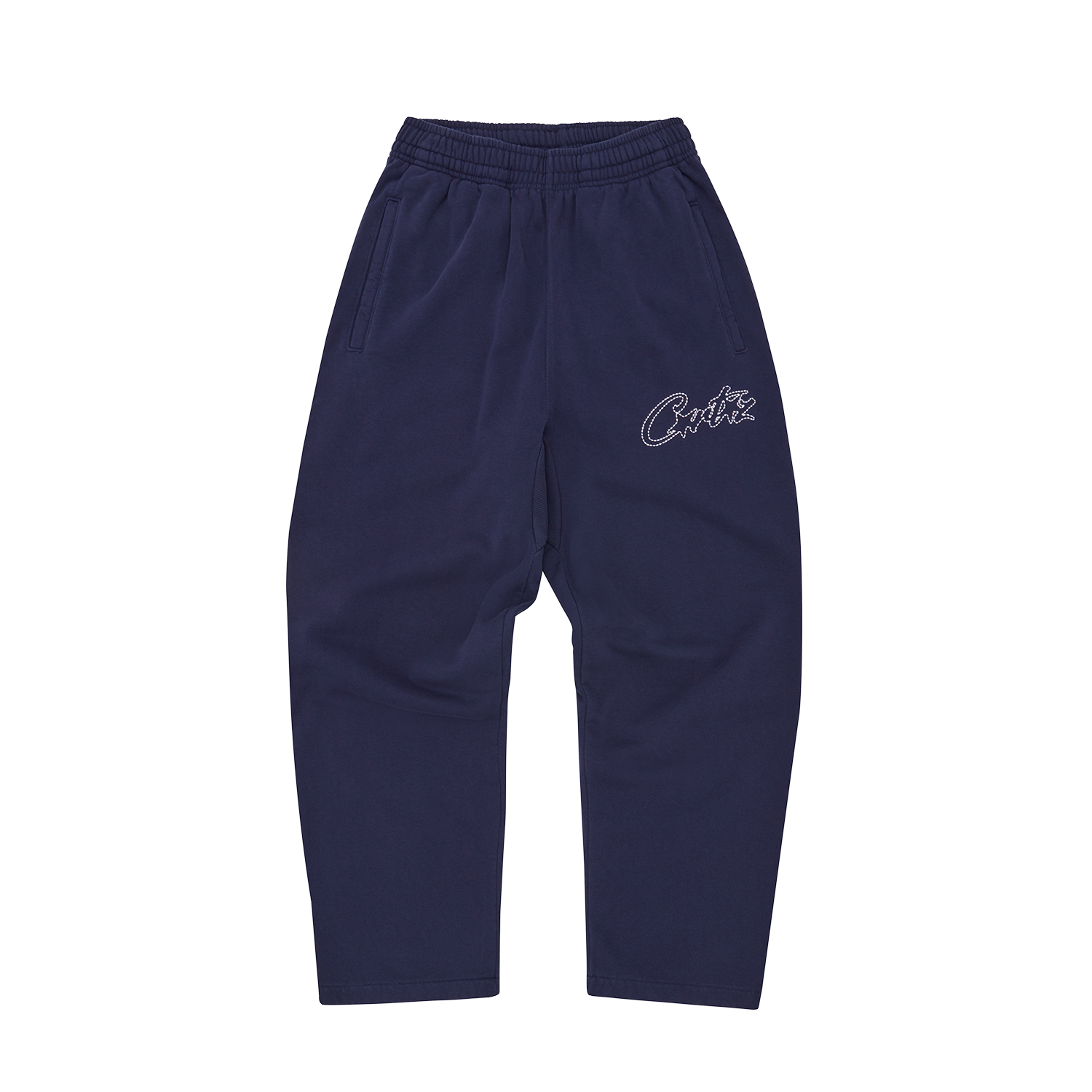 THICK STITCH ALLSTARZ OPEN HEM PANT [NAVY]