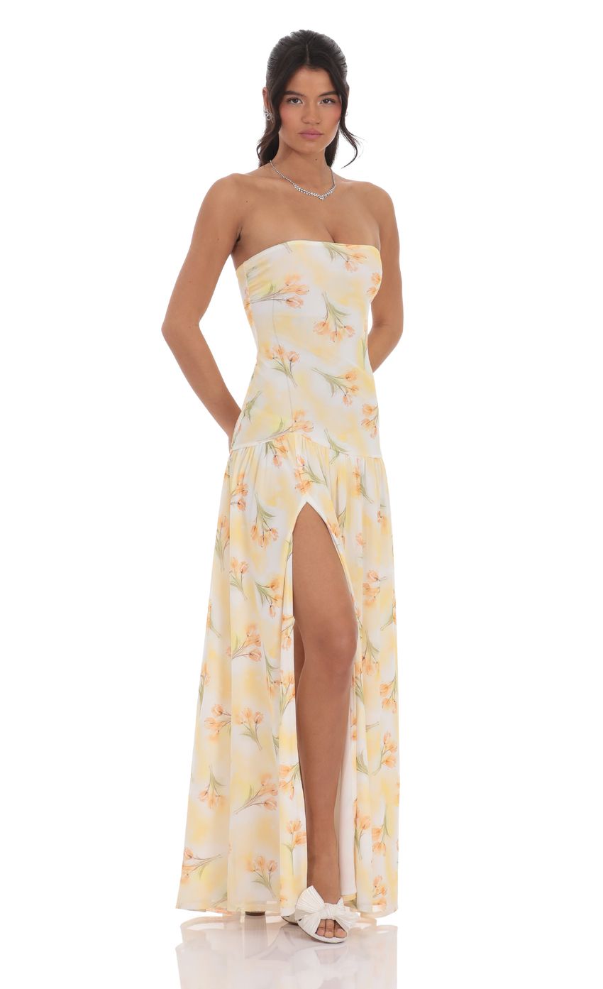 SOLARA FLORAL DROP WAIST DRESS