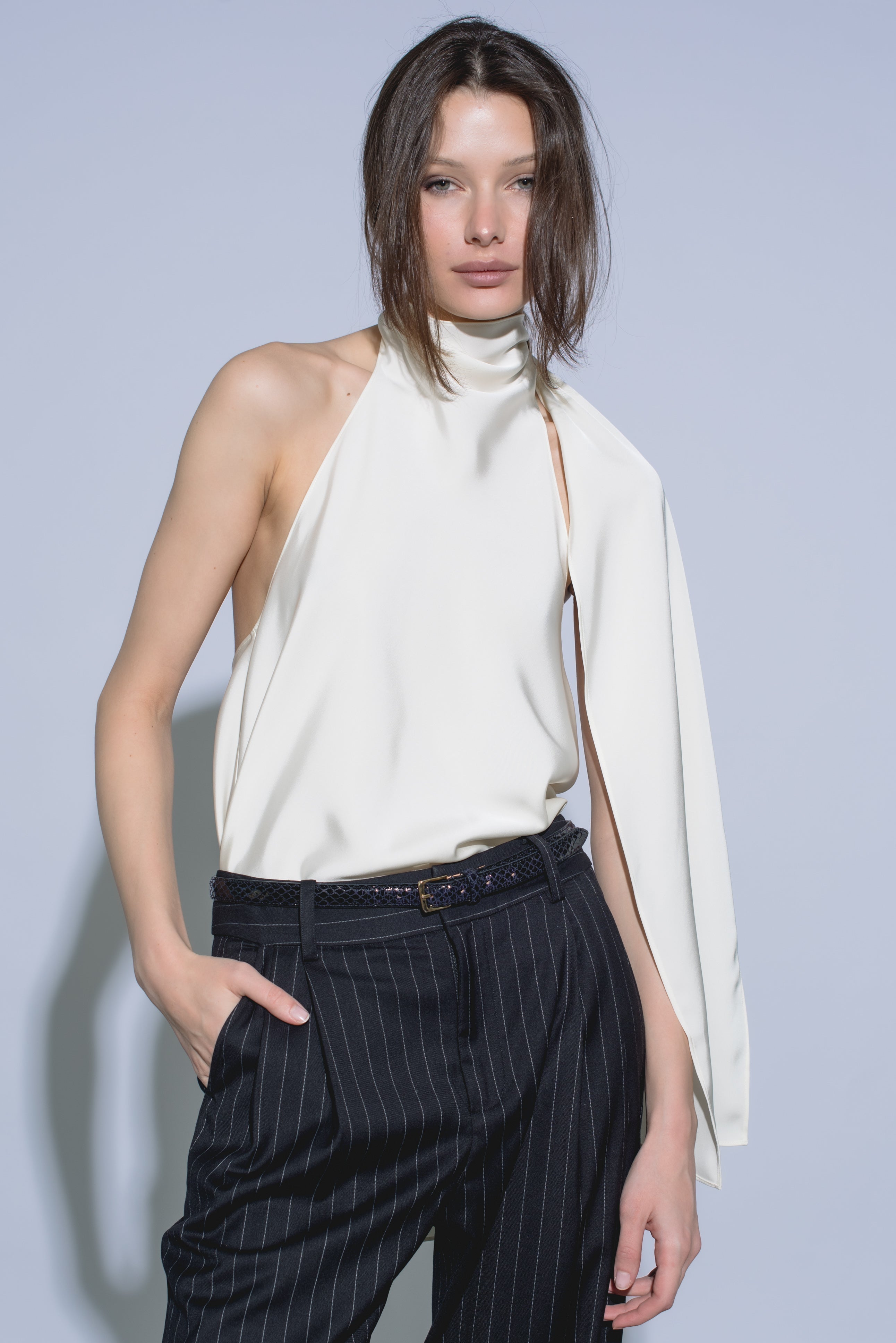 CHICIME | Scarf Top Vanilla