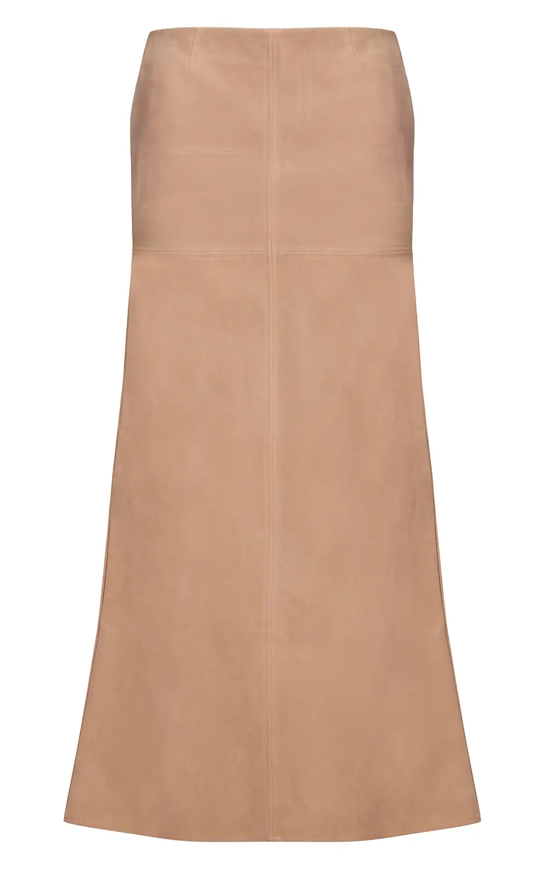 Suede Column Maxi Skirt