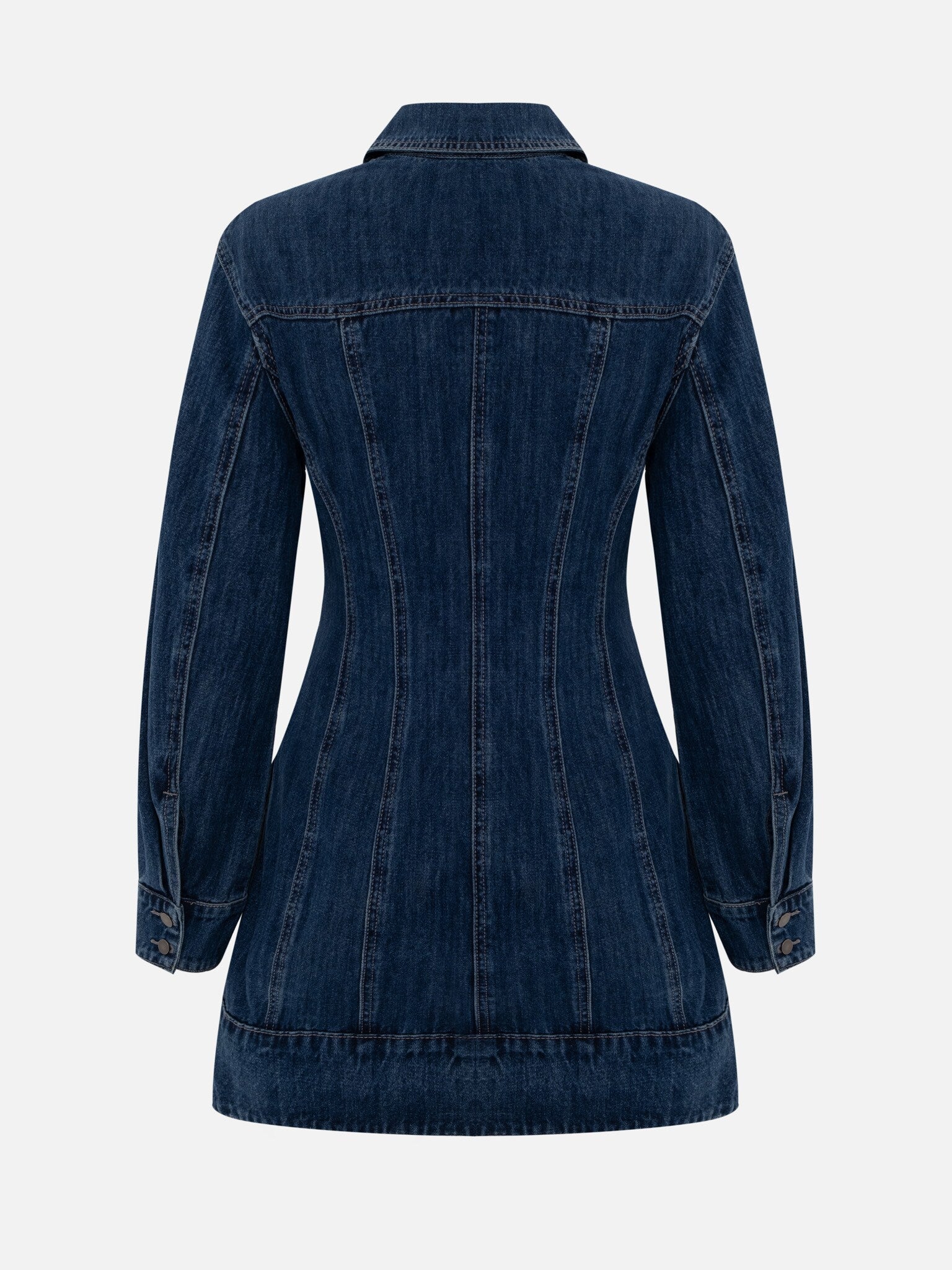 Denim mini dress