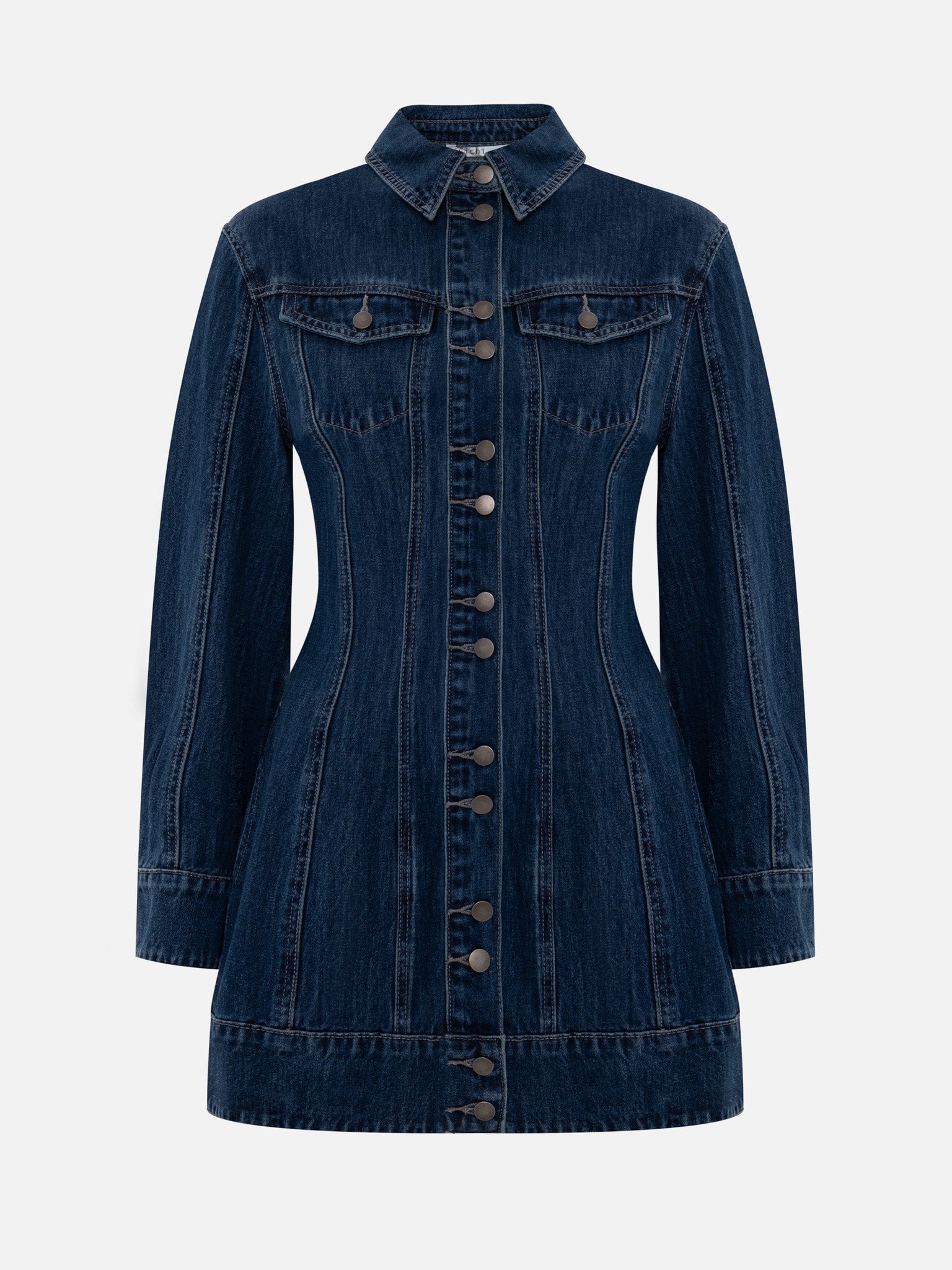 Denim mini dress
