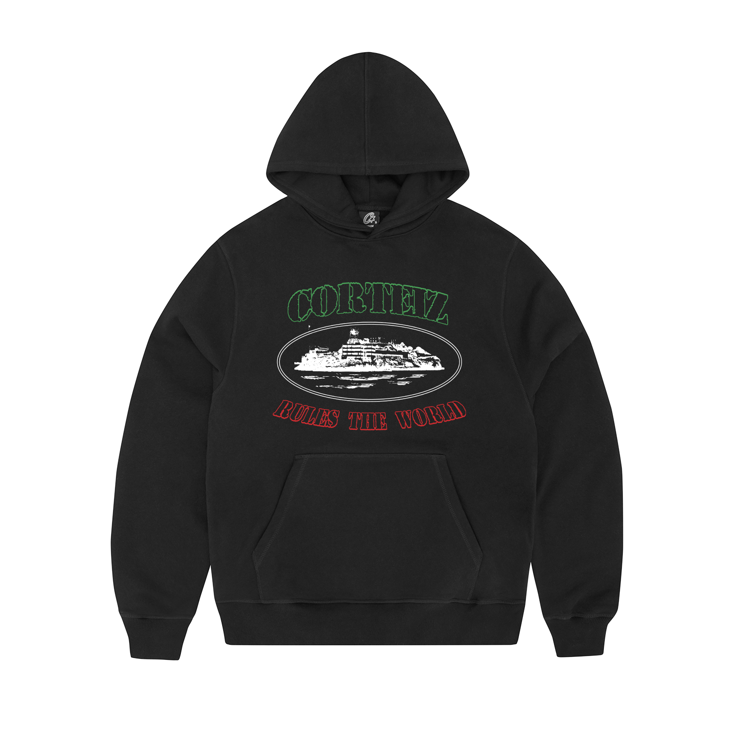 OG ALCATRAZ ITALIA HOODIE [BLACK]