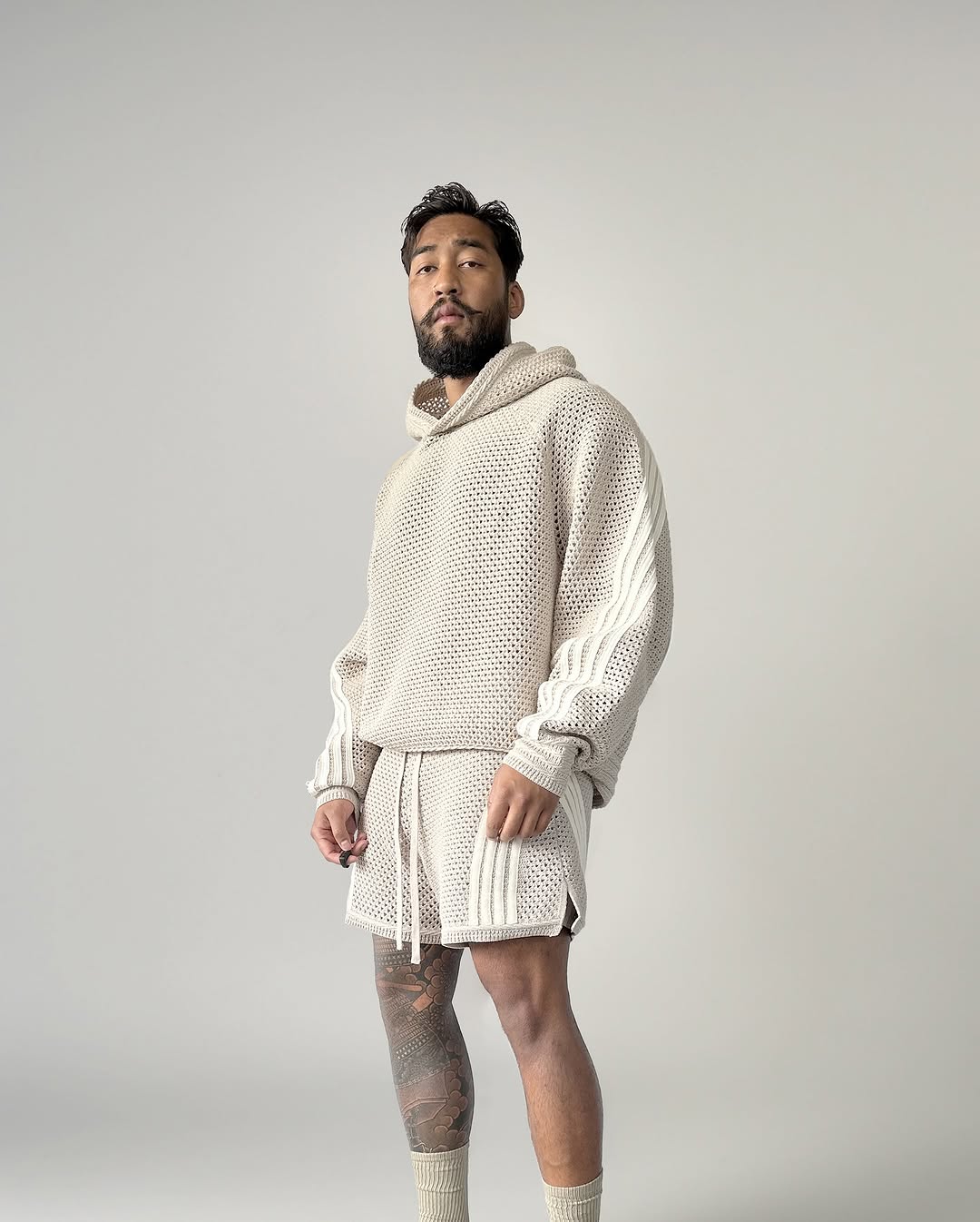 UNISEX CROCHET HOODIE