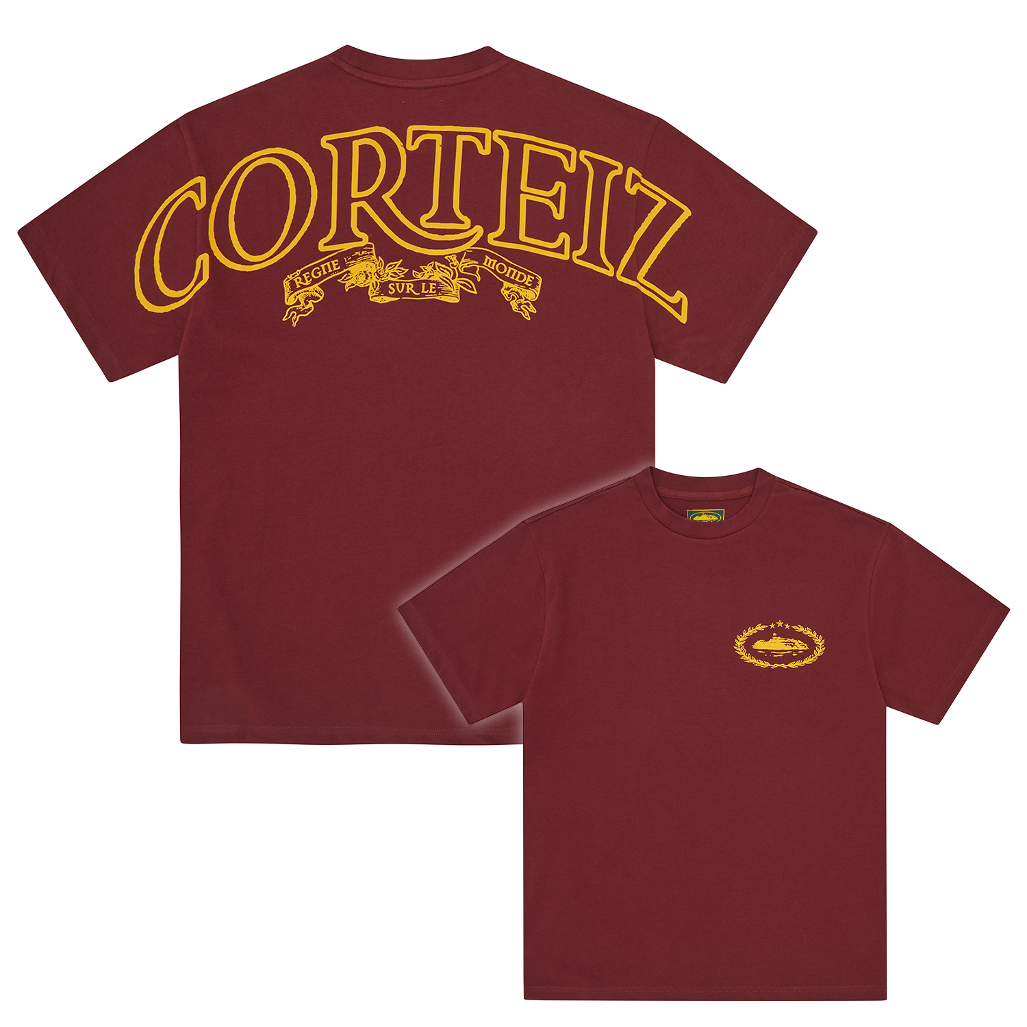 ROYALE HEAVYWEIGHT TEE [BURGUNDY]